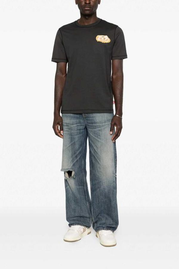 DIESEL Short-Sleeve Tee - Black