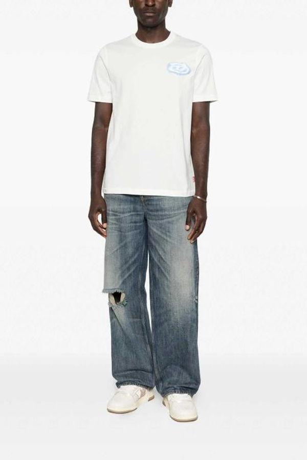DIESEL Short Sleeve T-Shirt - White