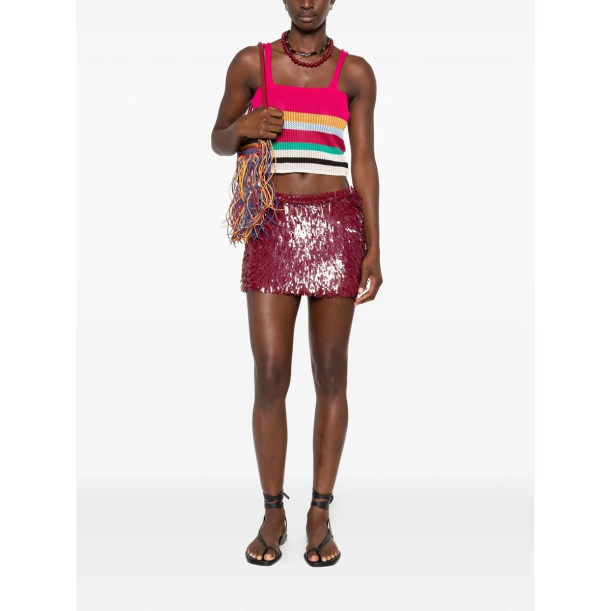 Alanui Skirt - Red - Image 3 of 5