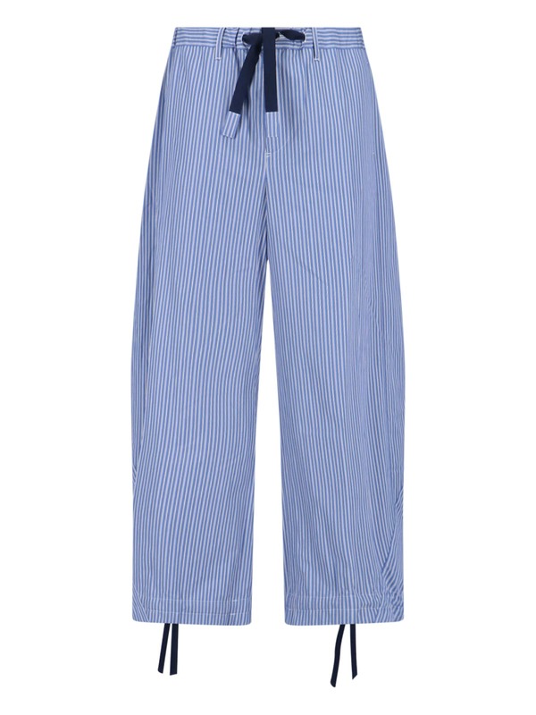 sacai Striped Pants - Blue