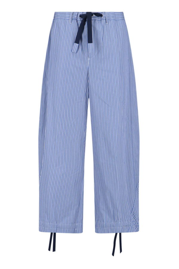 sacai Striped Pants - Blue