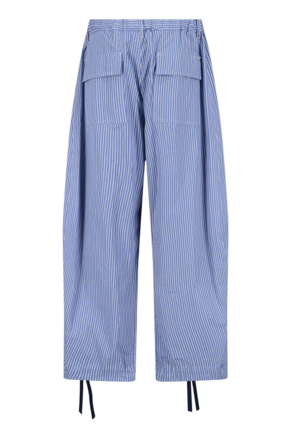 sacai Striped Pants - Blue