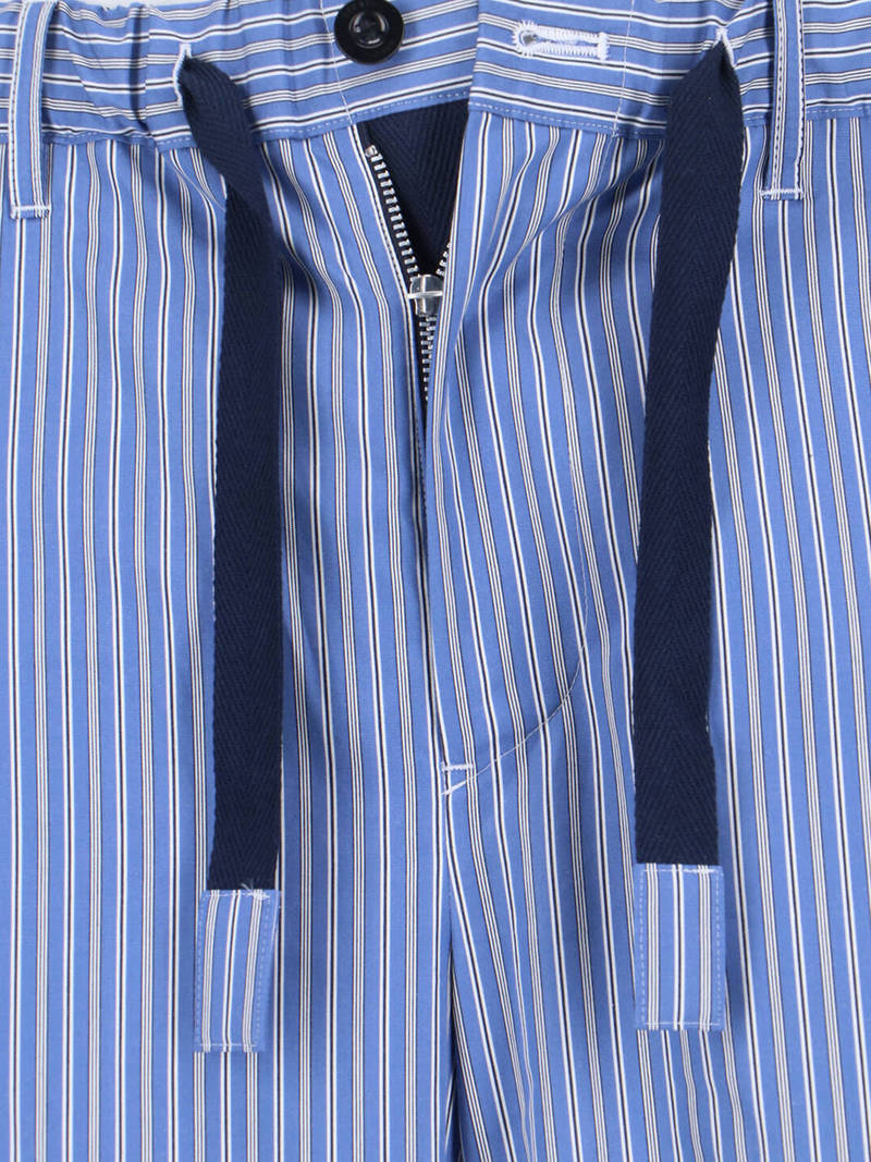 sacai Striped Pants - Blue