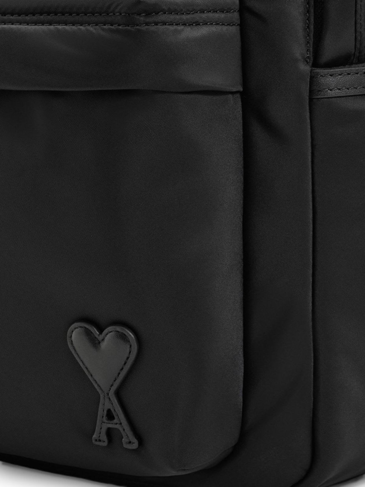 Ami Alexandre Mattiussi Nylon Backpack - Black - Image 5 of 5