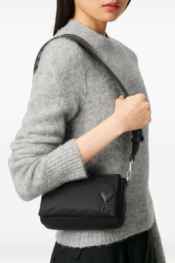 Ami Alexandre Mattiussi Marcel Crossbody Bag - Black