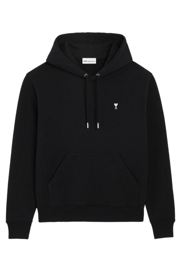 Ami Alexandre Mattiussi Ami De Coeur Hoodie - Black