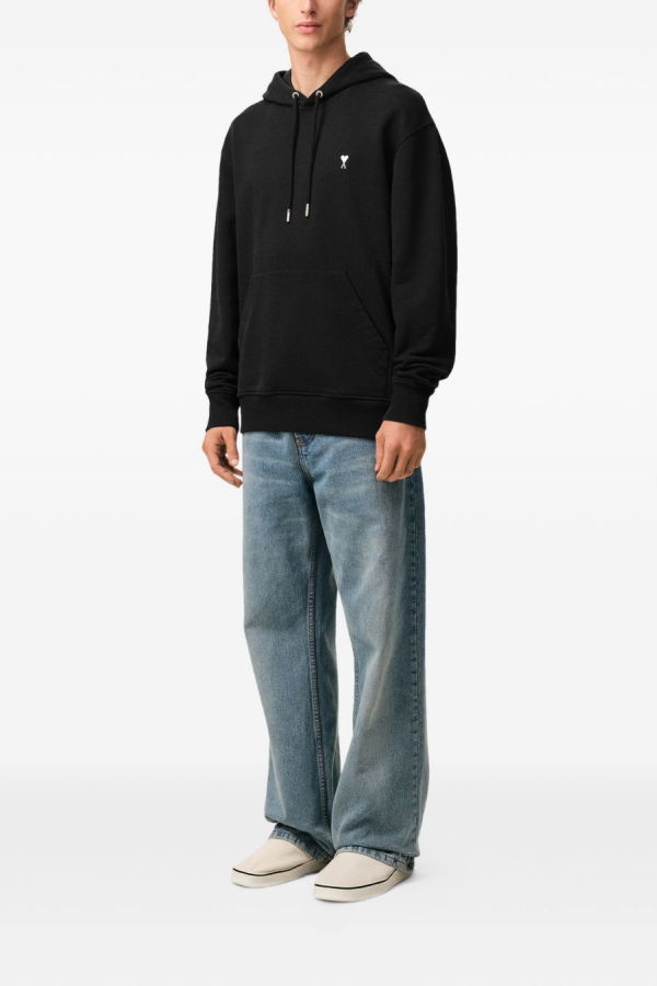 Ami Alexandre Mattiussi Ami De Coeur Hoodie - Black