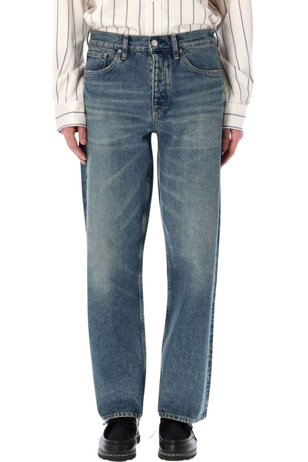 Sunflower Loose Fit Organic Cotton Jeans - Dark Blue Vintage