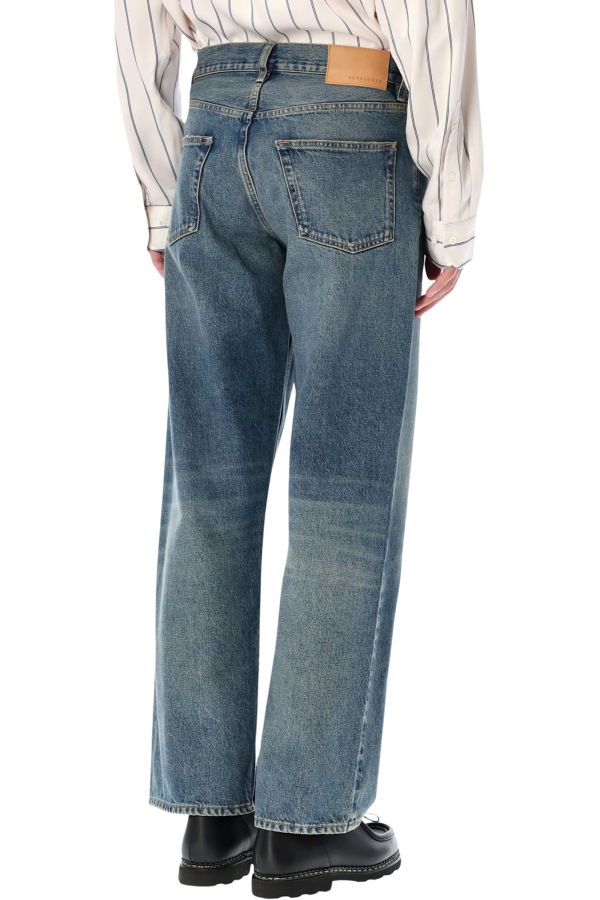 Sunflower Loose Fit Organic Cotton Jeans - Dark Blue Vintage