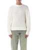 Sunflower Frederik Organic Cotton Crewneck Sweater - White - Thumbnail 1