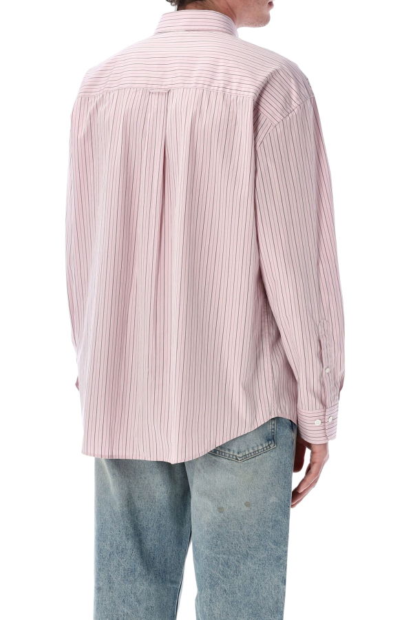 Sunflower New Base Pink Cotton Stripe Shirt - Pink Stripes