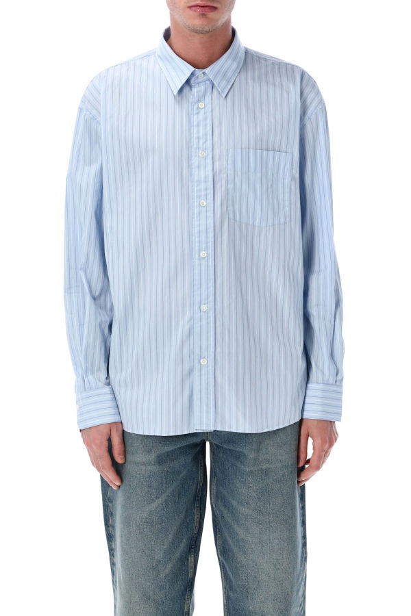 Sunflower New Base Shirt - Light Blue Stripe