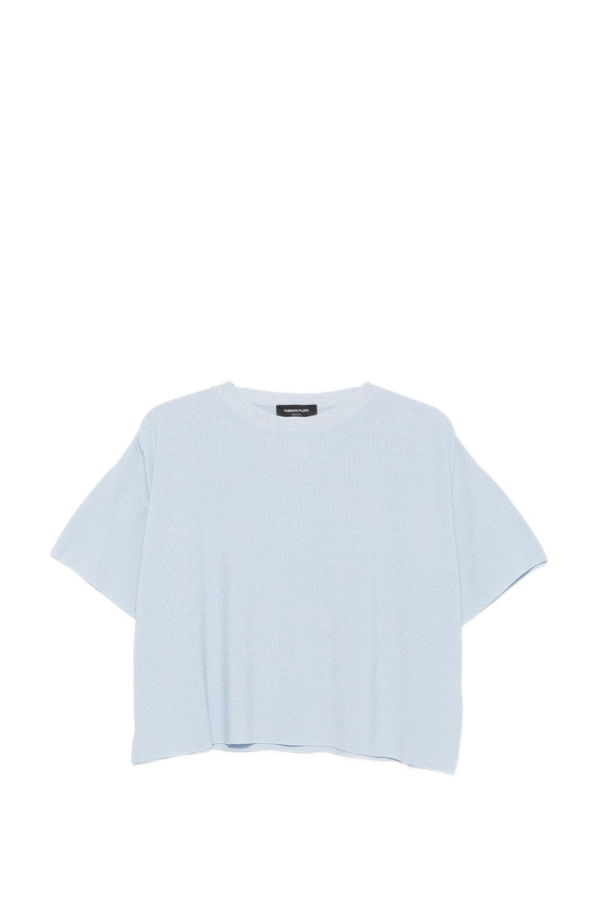 Fabiana Filippi Cotton T-Shirt - Clear Blue