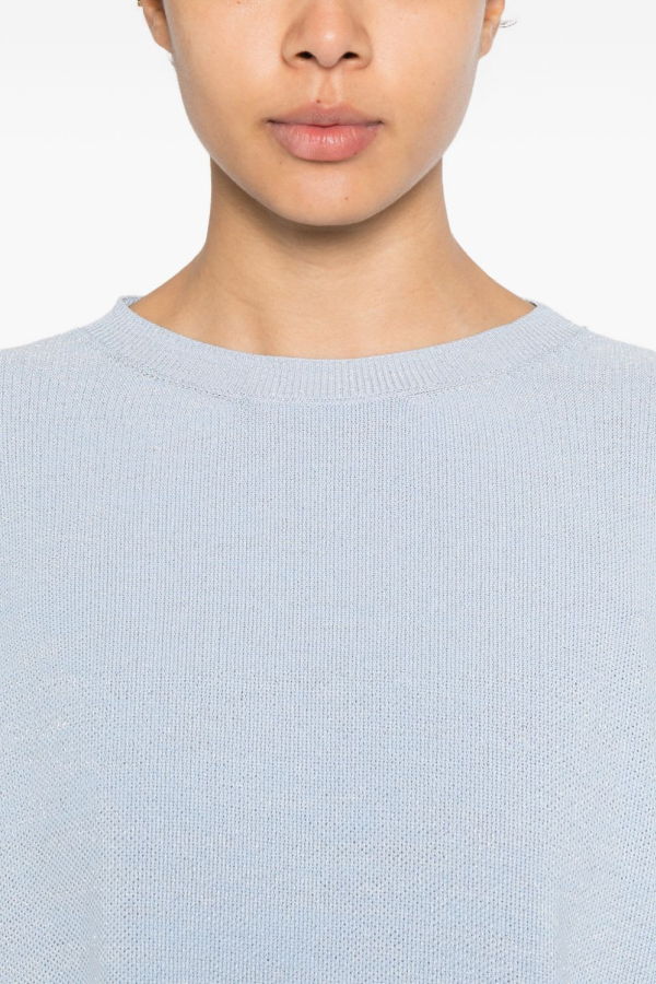 Fabiana Filippi Cotton T-Shirt - Clear Blue