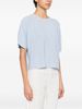 Fabiana Filippi Cotton T-Shirt - Clear Blue - Thumbnail 3