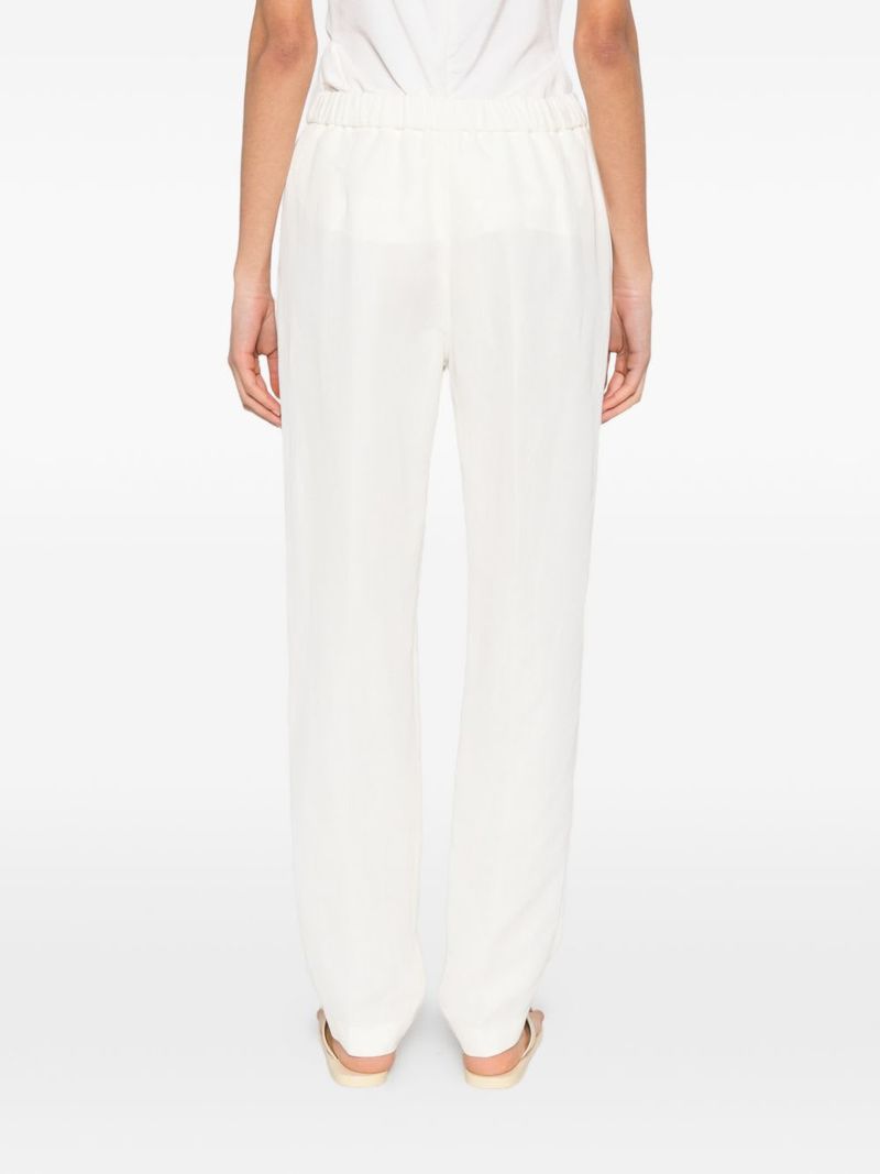 Fabiana Filippi Line Blend Trousers - White