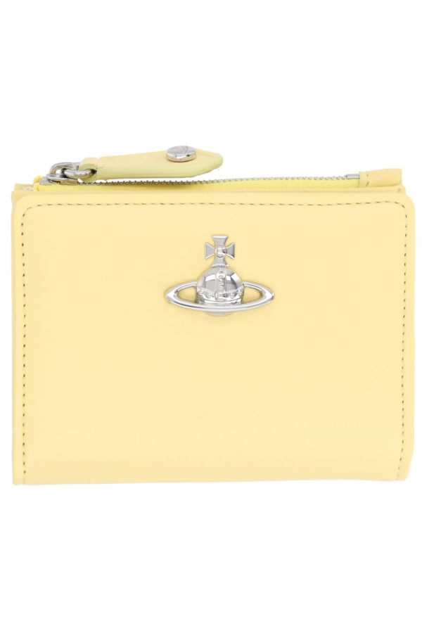 Vivienne Westwood Card Holder With Orb Detail Wallet - Yellow