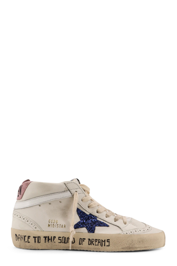 Golden Goose Leather Sneakers - Whiteblue Pink