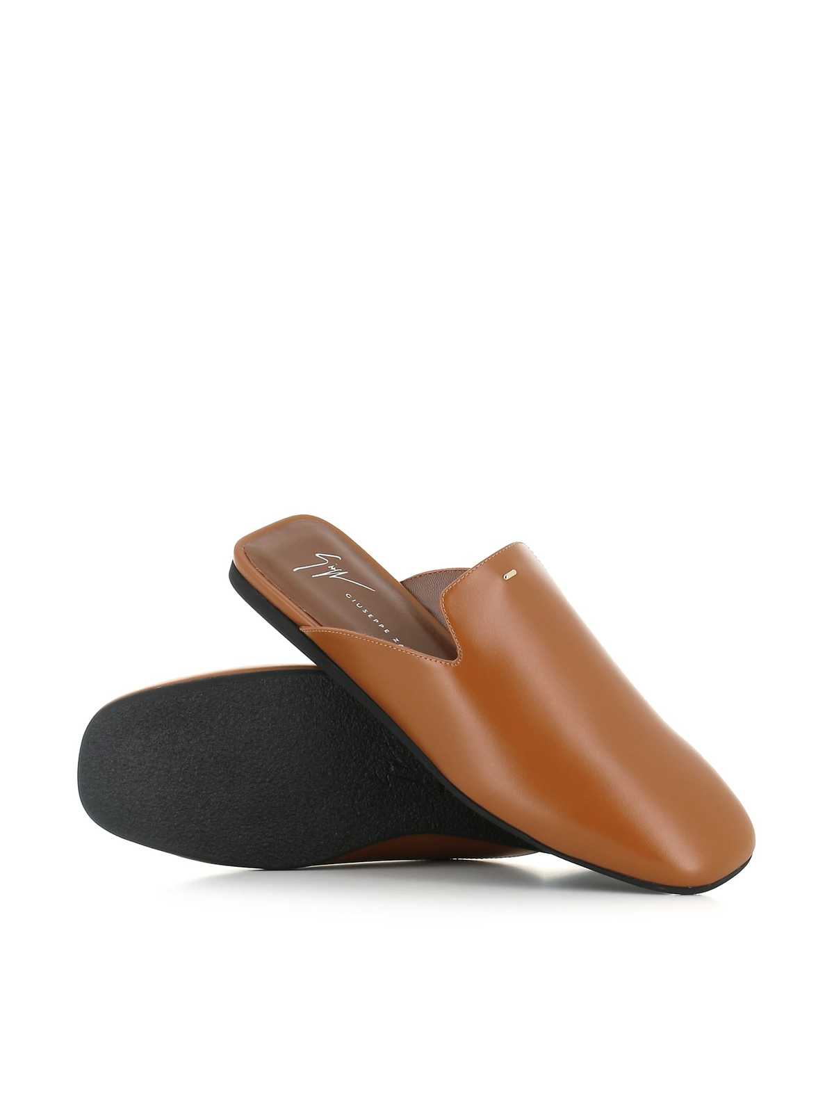 Giuseppe Zanotti Sabot E650018/004 Sandals - Cognac - Image 2 of 5