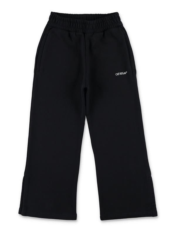 KIDS Off-White Wide Jogging Pants - Black KIDS Off-White Wide Jogging Pants - Black