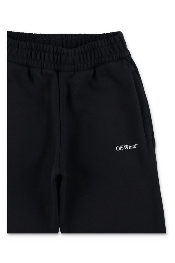 KIDS Off-White Wide Jogging Pants - Black