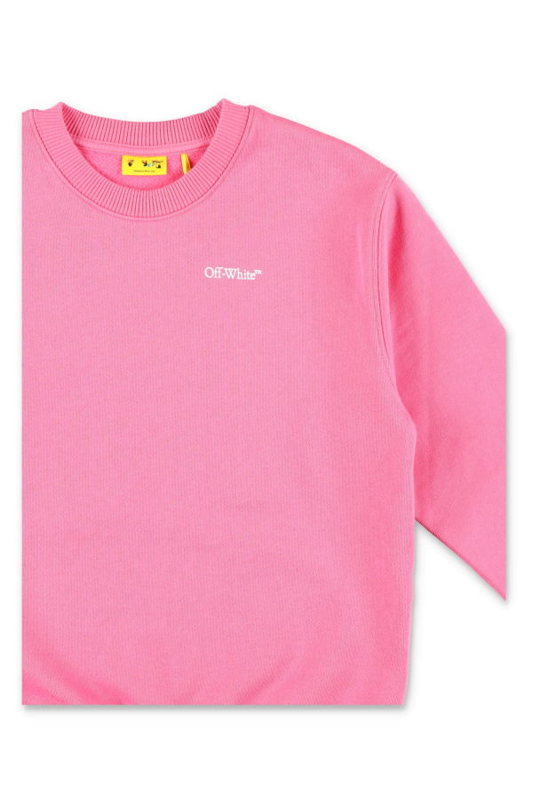 KIDS Off-White Arrow Logo Crewneck Sweatshirt - Pink