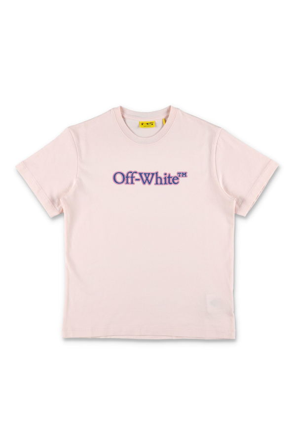 KIDS Off-White Logo T-Shirt - Rose