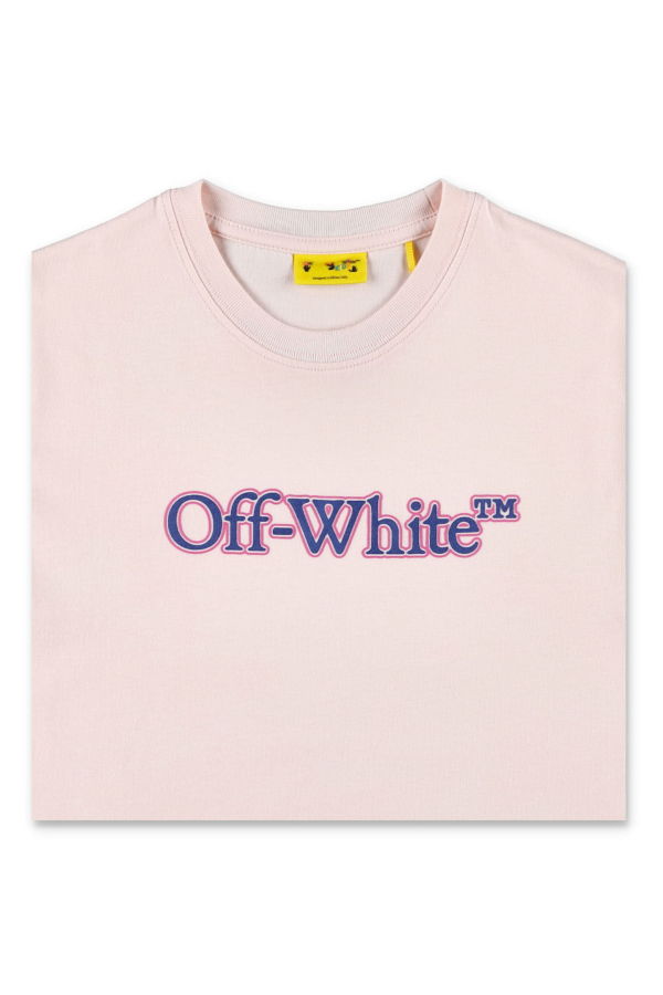 KIDS Off-White Logo T-Shirt - Rose