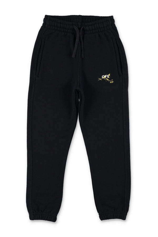 KIDS Off-White Logo Jogging Pants - Black