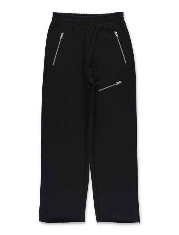KIDS MM6 Maison Margiela Jogger Trousers with Zips - Black KIDS MM6 Maison Margiela Jogger Trousers with Zips - Black
