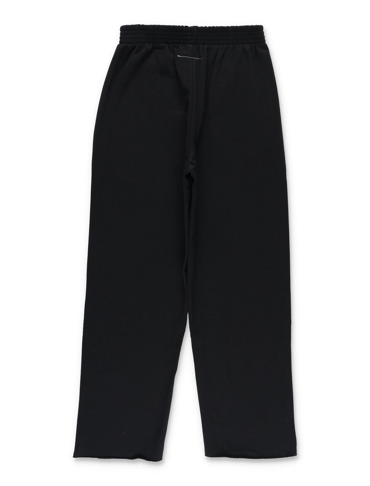 KIDS MM6 Maison Margiela Jogger Trousers with Zips - Black - Image 3 of 3