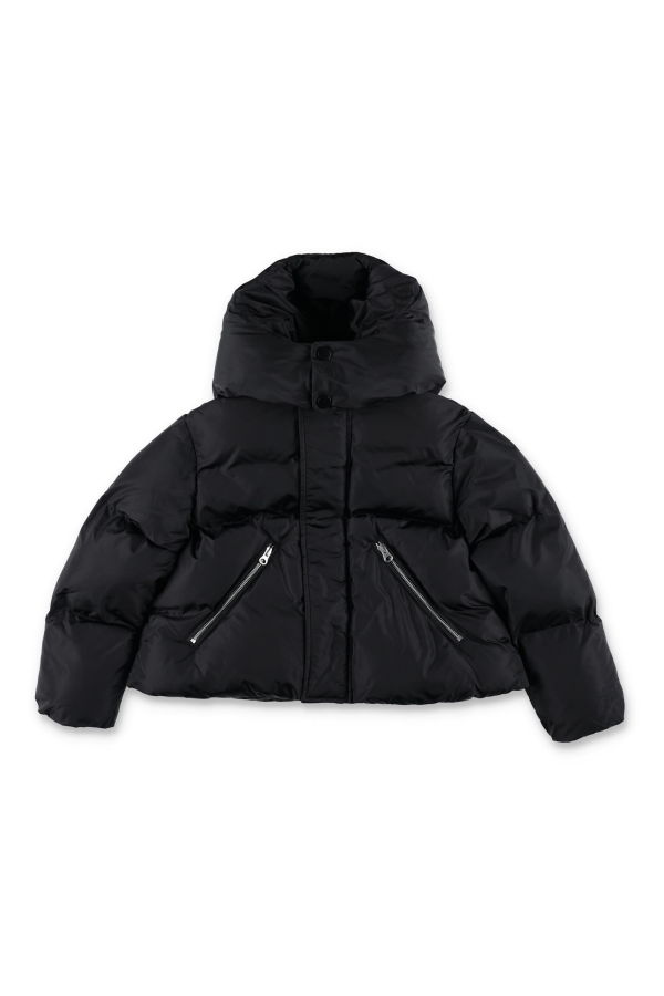 KIDS MM6 Maison Margiela High Collar Puffer Jacket - Black