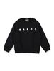 KIDS Marni Classic Cotton Sweatshirt - Black - Thumbnail 1