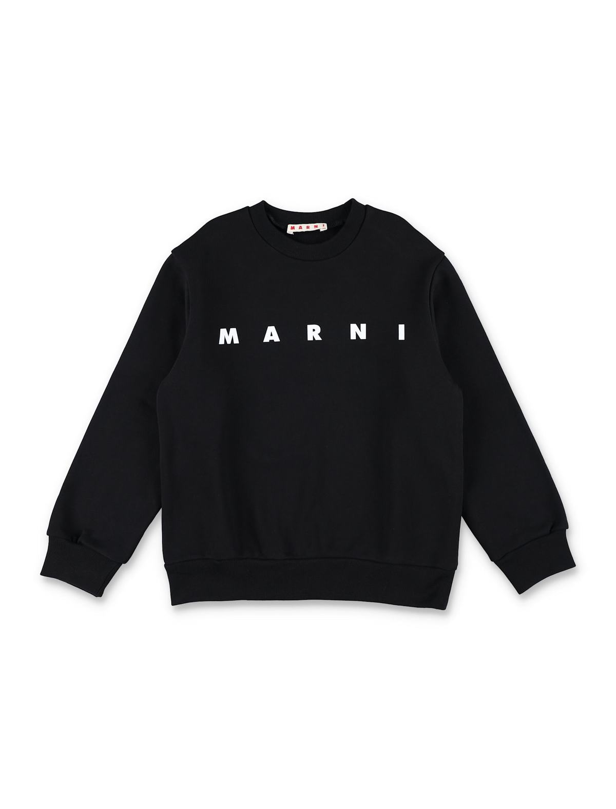KIDS Marni Classic Cotton Sweatshirt - Black - Image 1 of 3