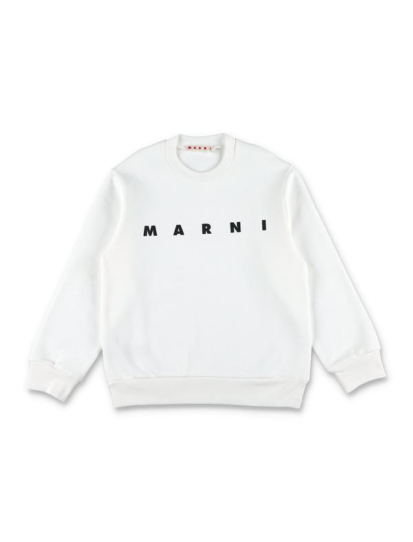 KIDS Marni Classic Cotton Sweatshirt - White KIDS Marni Classic Cotton Sweatshirt - White