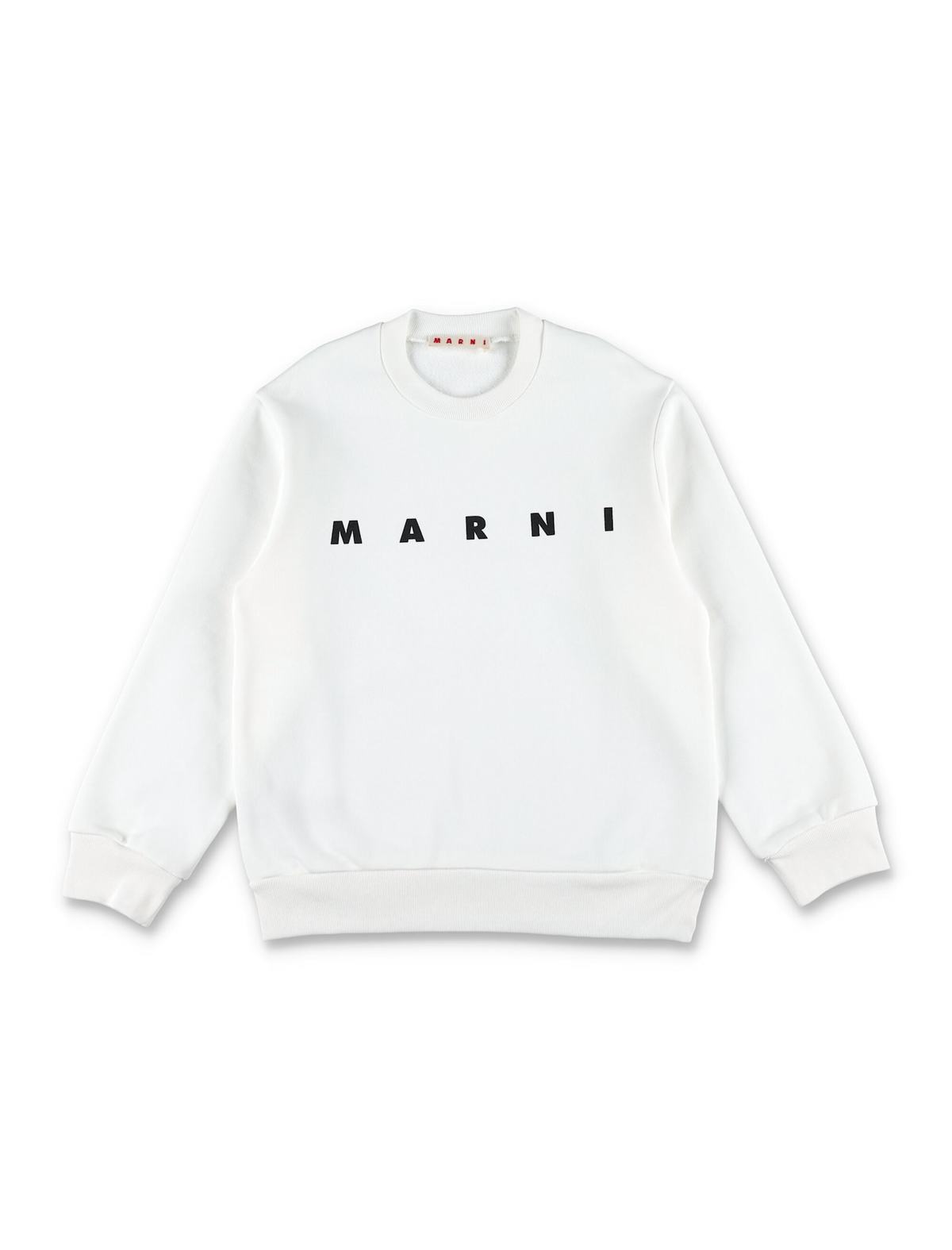 KIDS Marni Classic Cotton Sweatshirt - White - Image 1 of 3