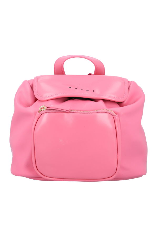 KIDS Marni Eco Leather Backpack - Pink