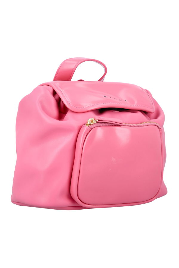 KIDS Marni Eco Leather Backpack - Pink