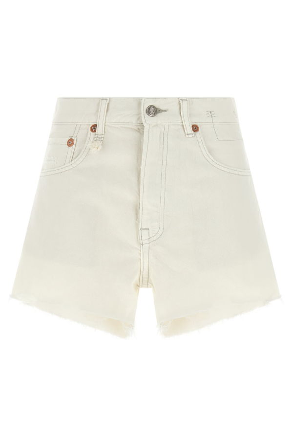 R13 X-BF Shorts - White