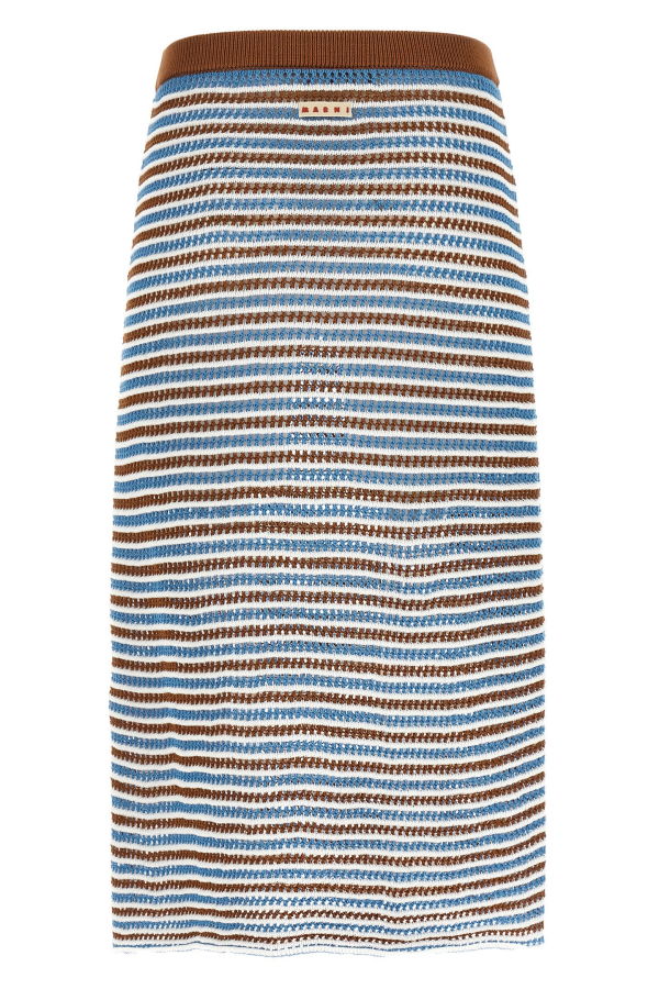 Marni Striped Crochet Skirt - Multicolor