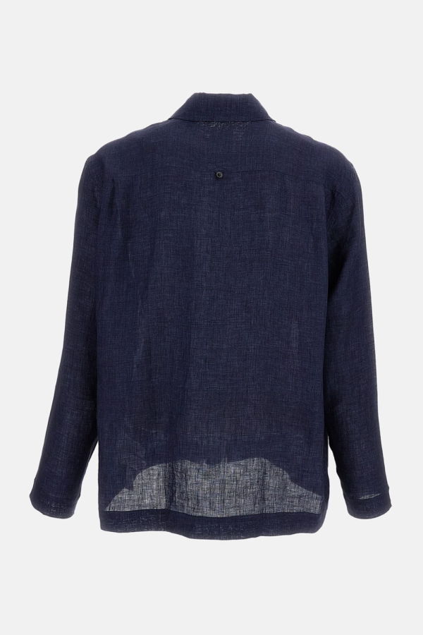 PAUL SMITH Linen Shirt - Blue