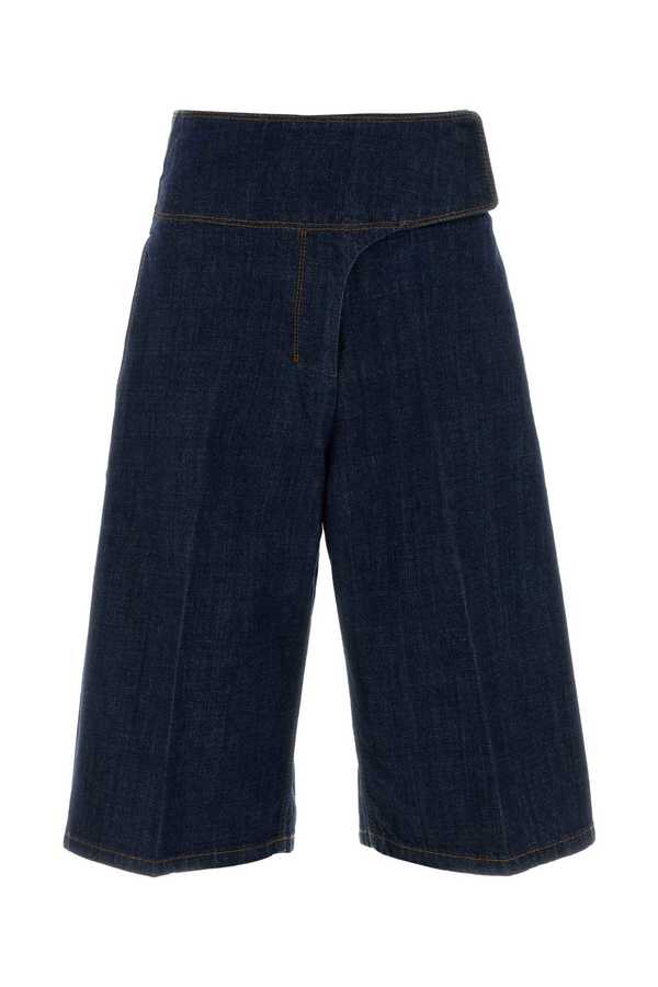 Ami Alexandre Mattiussi Denim Bermuda Shorts - Indigo