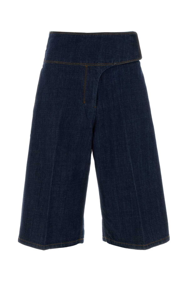 Ami Alexandre Mattiussi Denim Bermuda Shorts - Indigo