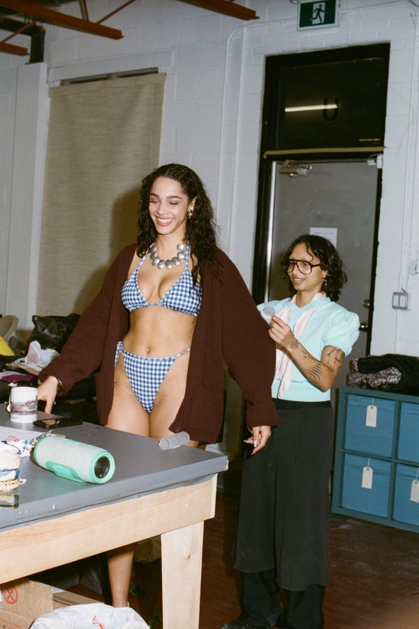 Minnow Bathers Gingham Bottoms Bikini Bottom