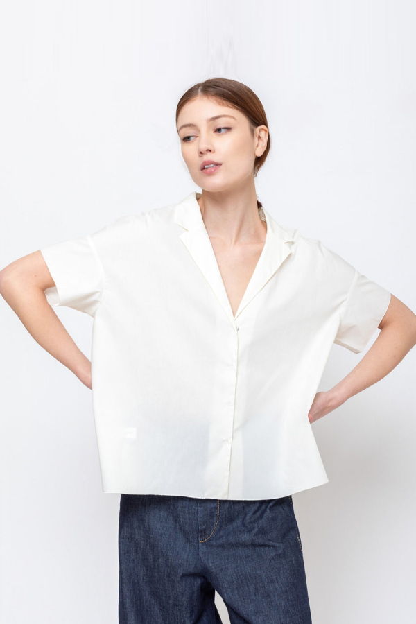 Susanne Bommer Short Sleeve Cotton Shirt