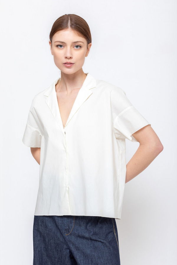 Susanne Bommer Short Sleeve Cotton Shirt