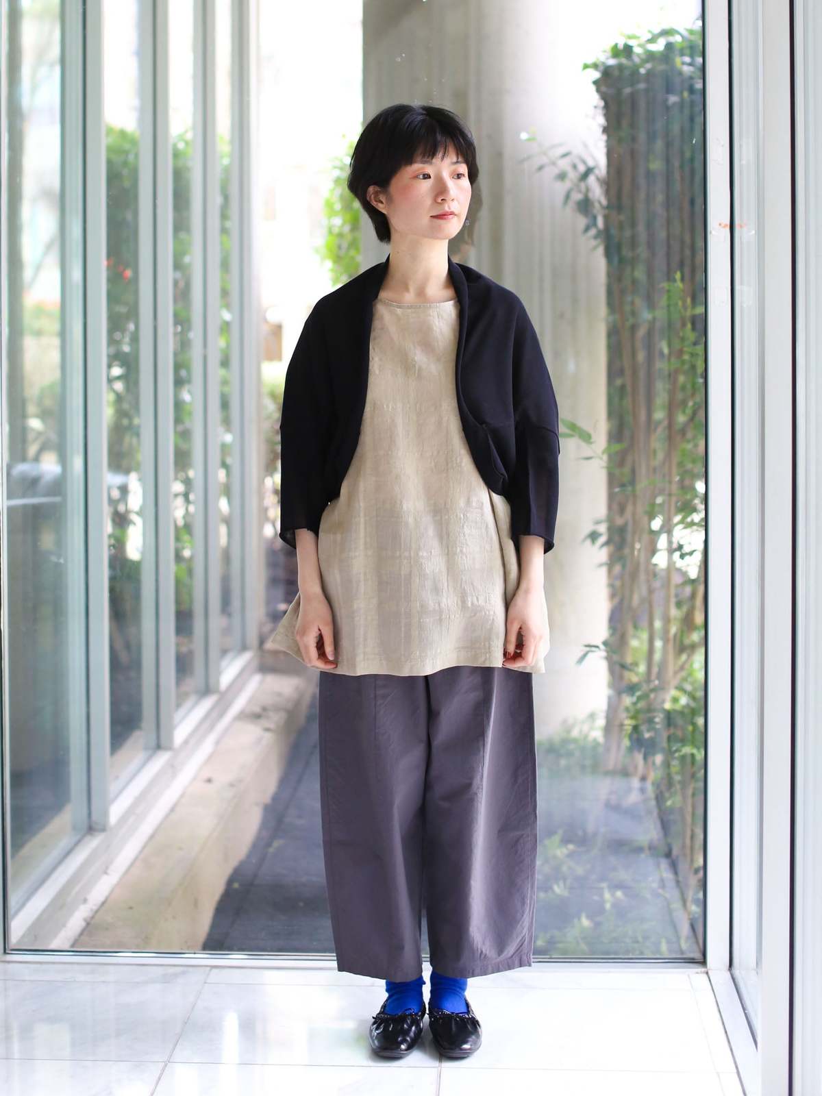 Evam Eva Cotton Bolero - Image 1 of 4