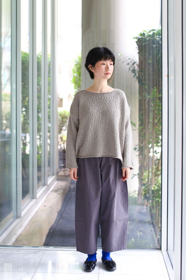 Evam Eva Cotton Slub Pullover