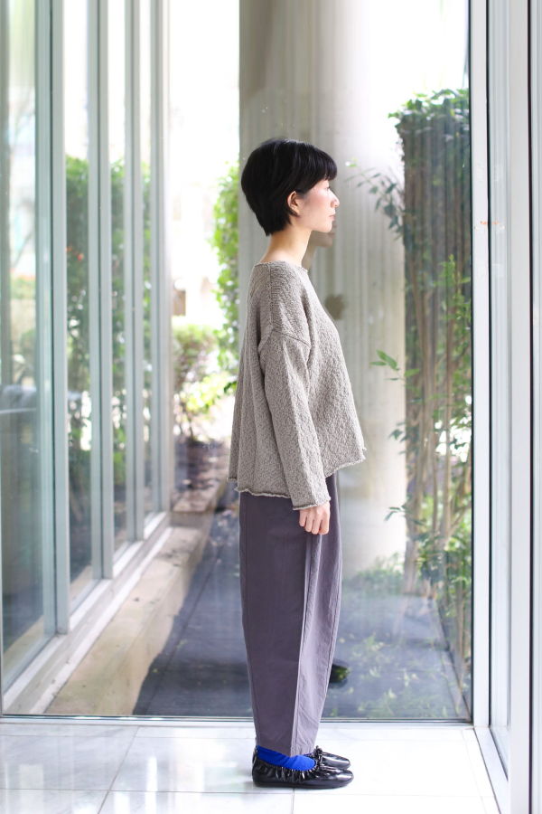 Evam Eva Cotton Slub Pullover