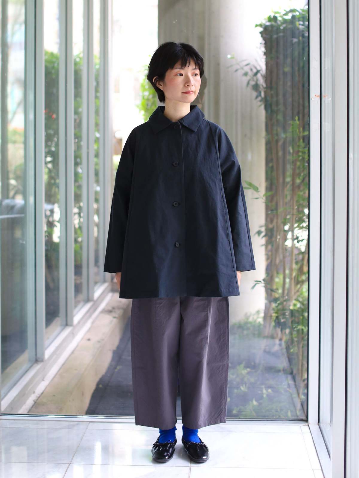 Evam Eva Cotton/Hemp Short Coat - Image 2 of 4